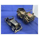 2 - Decorative Metal Cars 1 musical