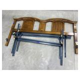 Wood Headboard w/Metal Frame 82"W