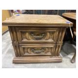 2-Drawer Night Stand 17"W x 25"L x 22"H