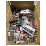 Box of Assorted Cassette Tapes