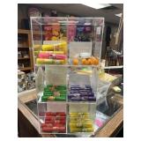 Tasty Puff Flavored Cones in Display Case