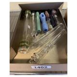 Box of Assorted Glass Pipes
