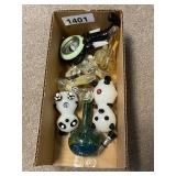 Box of Assorted Glass Pipes