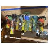 Group of 37 Small Glass Water Pipes