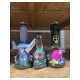 3 Glass Water Pipes