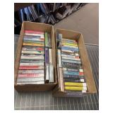2 Boxes - Assorted Cassette Tapes