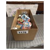 Box of Marvel & DC Comics Plugs