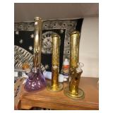 3 - Large Glass Water Pipes