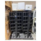 2 - Metal DVD Storage/Display Racks
