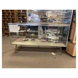 Glass Lighted Showcase 70"L x 24"W x 39"H