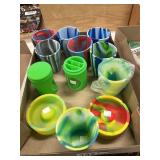 Silicone Cups - Containers - Ash Trays