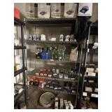 5 Shelf Metal Rolling Shelf - Contents Not Incl