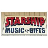 Starship Music & Gifts Sign 4ft x 8ft