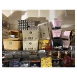 Shelf Full of Assorted Cones