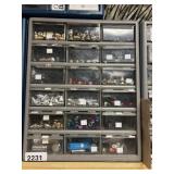 Organizing Bin w/Pipe Parts