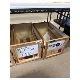 2 - Wooden Crate 24"x14"x14"