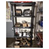 5 Shelf Plastic Shelving Unit 33"L x 17"W x 70"
