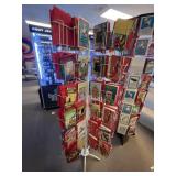 Greeting Card Display Rack w/Cards