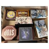 Box of Wooden Decorative Storage Boxes