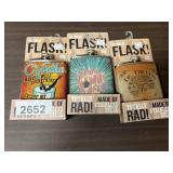 3 - 8oz Drinking Flasks
