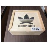 Cannabis Wood Storage Box