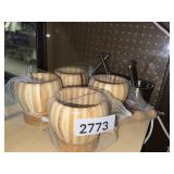 7 Pcs Metal Bowls & Grinders