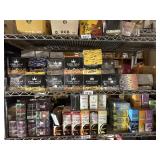 Shelf Full of Flavored Hemp Cones - Wraps