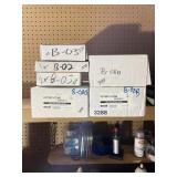 6 Boxes Assorted Glass Vials