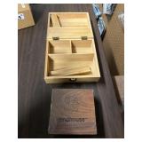 2 - Wood Storage Boxes - 1 is Grindhouse