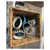 Basket of Assorted Bracelets