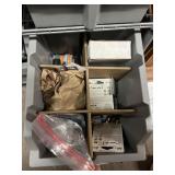 Tray of Assorted Batteries - Keychains