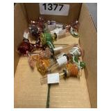 Box of Assorted Glass Pipes