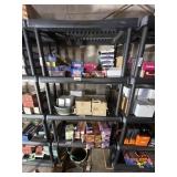 4 Shelf Plastic Shelving Unit 33"L x 17"W x 70"