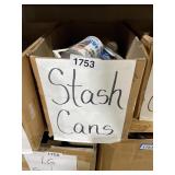 Box of Stash Cans
