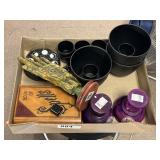 Candle Holders - Wooden Box - Bowls & More