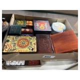 Box of Wooden Decorative Storage Boxes