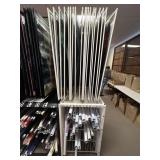 Metal Poster Display/Storage Rack w/Posters