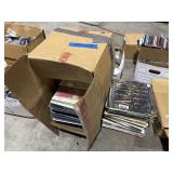 2 Stacks of Vinyl Records
