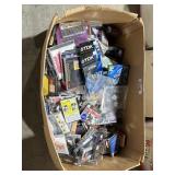 Box of Assorted Cassette Tapes & CD