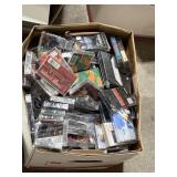 Box of Assorted Cassette Tapes
