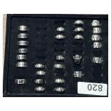 Tray of Star Wars Rings