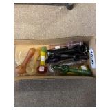 Box of Assorted Glass Pipes