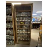 Wood Plexiglass Door Cabinet
