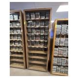 Wood PlexiGlass Display Cabinet - Contents Not