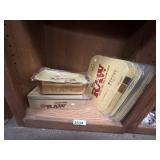 Raw Trays - Wood Box - ~15 Mats