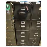 4-Drawer Metal File Cabinet w/Contents
