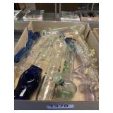 Box of Assorted Glass Pipes