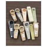 10 - Stone Smoking Pipes