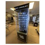 Body Vibe Lighted  Display Case w/ Lots of Jewelry