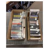 2 Boxes - Assorted Cassette Tapes